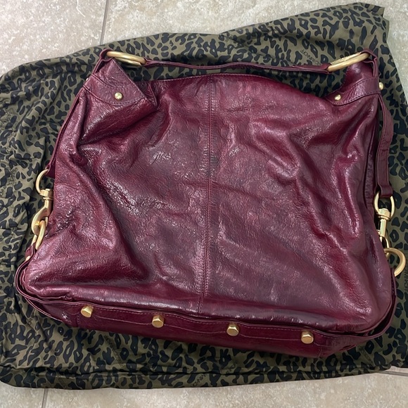 Rebecca Minkoff Shoulder Bag in a Maroonish Dark Purple color - Picture 4 of 12